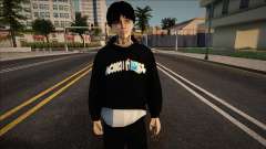 Young guy in a stylish hoodie for GTA San Andreas