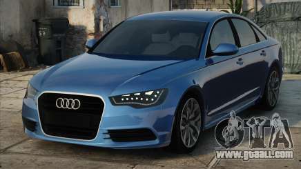 Audi A6 2012 Blue for GTA San Andreas