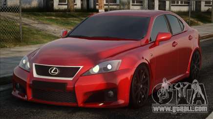 Lexus IS-F Red for GTA San Andreas