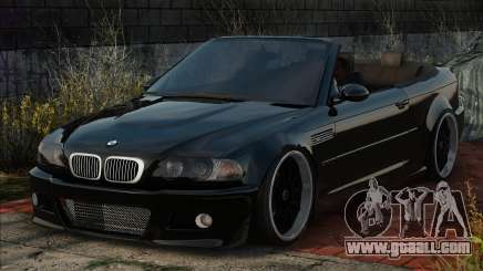 BMW M3 E46 Cabrio Blek for GTA San Andreas