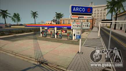 1990s ARCO gas station bonus for GTA San Andreas