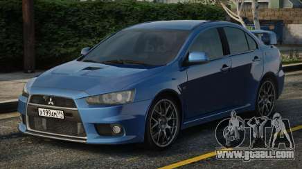 Mitsubishi Lancer Evolution Blu for GTA San Andreas