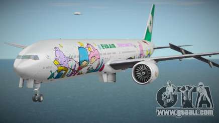 EVA Air Boeing 777-36NER B-16722 Hello Kitty Shi for GTA San Andreas