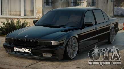 BMW E38 Black in stock for GTA San Andreas