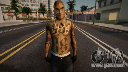 Barrio 18 Street Gang Man 3 for GTA San Andreas