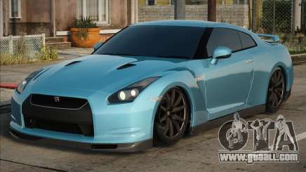 Nissan GT-R R-35 BLUE for GTA San Andreas