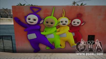 Teletubbies Mural for GTA San Andreas