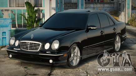 Mercedes-Benz e55 w210 Black for GTA San Andreas