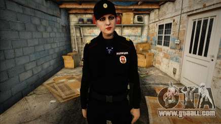 Sergeant of the patrol service (girl) for GTA San Andreas