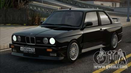 1991 BMW M3 E30 Black for GTA San Andreas