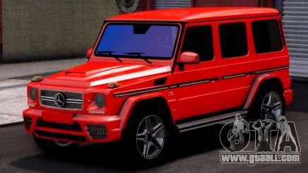 Mercedes-Benz G Class G65 AMG Red for GTA 4