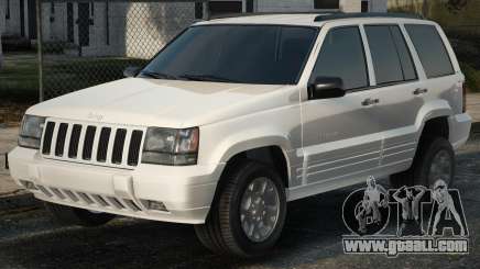 Jeep Grand Cherokee ZJ White for GTA San Andreas