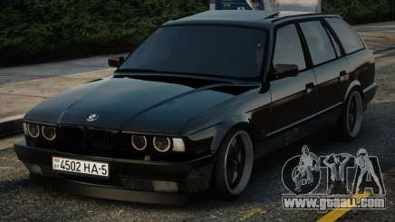 BMW e34 525i Touring 1996 Black for GTA San Andreas