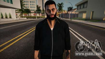 A man with a beard and scars for GTA San Andreas