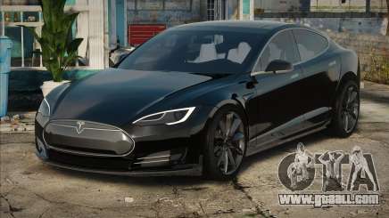 Tesla Model S P90D Black for GTA San Andreas