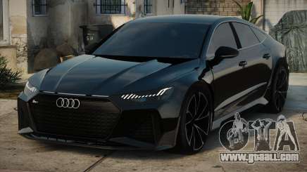 Audi RS7 2020 Black for GTA San Andreas