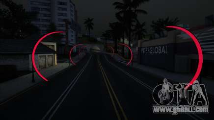 Neon arches in Los Santos and San Fierro (Reds for GTA San Andreas