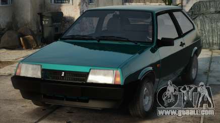 VAZ 2108 Green Stock for GTA San Andreas