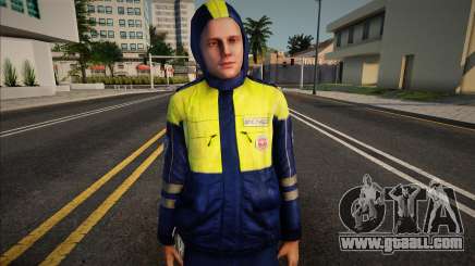 Traffic police inspector in demi-season uniform for GTA San Andreas