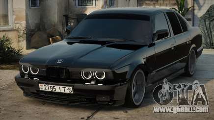 BMW E34 535i Black for GTA San Andreas