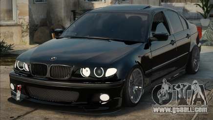 BMW E46 330D Black for GTA San Andreas