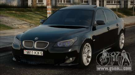 BMW e60 530i Black for GTA San Andreas