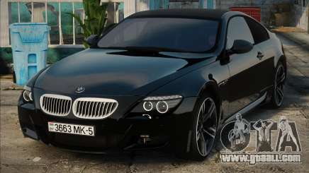 BMW M6 Black Coupe for GTA San Andreas