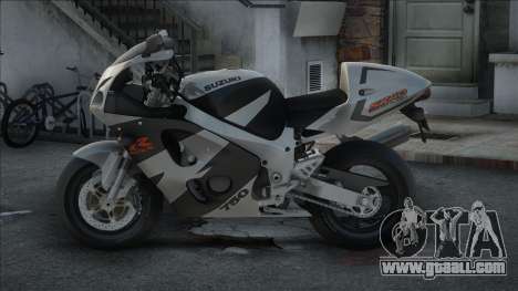 1997 Suzuki GSXR-750 SRAD White-Black for GTA San Andreas