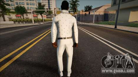 Jizzy in a white suit for GTA San Andreas