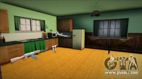 Gangster home interior CJ for GTA San Andreas