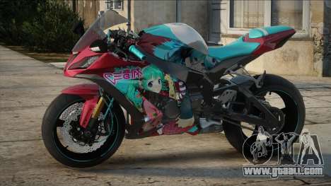 Kawasaki Ninja ZX-10 Hatsune Miku Itansh for GTA San Andreas