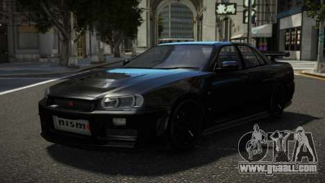 Nissan Skyline R34 Ledrom for GTA 4