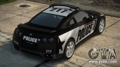 2012 Nissan GT-R R35 Black Edition Police for GTA San Andreas