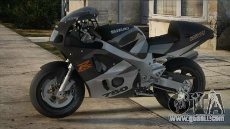 1997 Suzuki GSXR-750 SRAD Black-White for GTA San Andreas