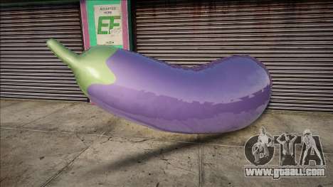 Eggplant Emoji Motorcycle for GTA San Andreas