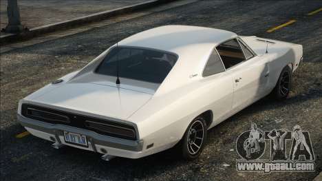 Dodge Charger RT White for GTA San Andreas