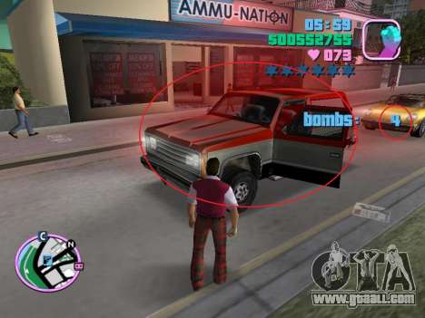 Proximity Bomb for GTA Vice City