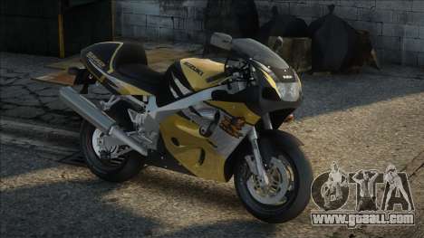 1997 Suzuki GSXR-750 SRAD Black-Yellow for GTA San Andreas