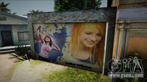 Hayley Williams CJ Garage Mod for GTA San Andreas