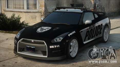 2012 Nissan GT-R R35 Black Edition Police for GTA San Andreas