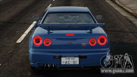 1999 Nissan Skyline GT-R R34 V-Spec V1.1 for GTA San Andreas