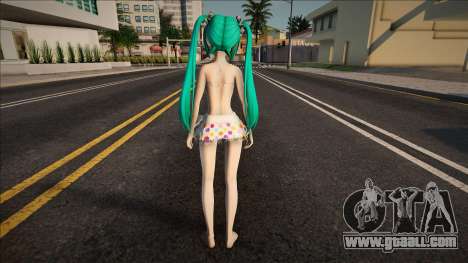 Hatsune Miku Polka Dot Bikini v2 for GTA San Andreas