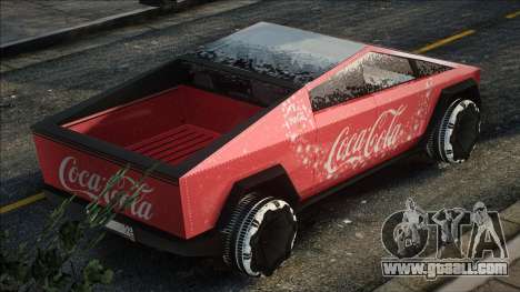 Tesla Cybertruck Coca-Cola for GTA San Andreas