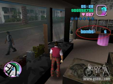 Proximity Bomb for GTA Vice City