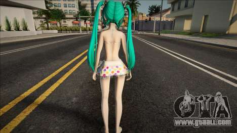 Hatsune Miku Polka Dot Bikini v1 for GTA San Andreas