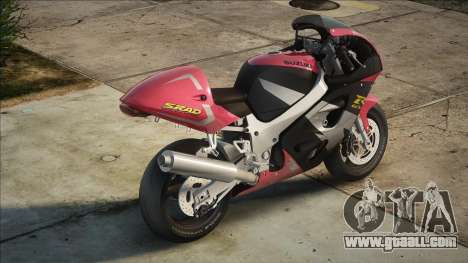 1997 Suzuki GSXR-750 SRAD White-Red for GTA San Andreas