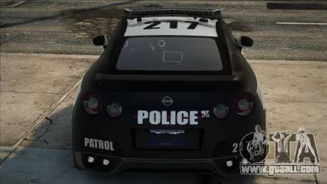 2012 Nissan GT-R R35 Black Edition Police for GTA San Andreas