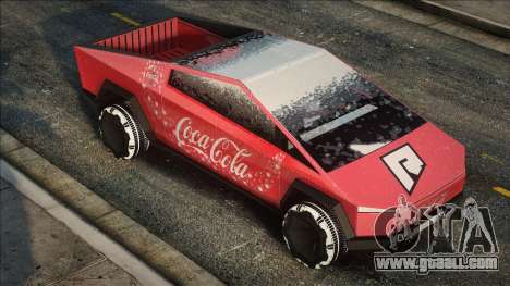 Tesla Cybertruck Coca-Cola for GTA San Andreas