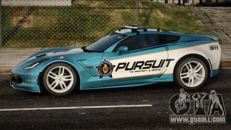 2017 Chevrolet Corvette Grand Sport [Police] for GTA San Andreas