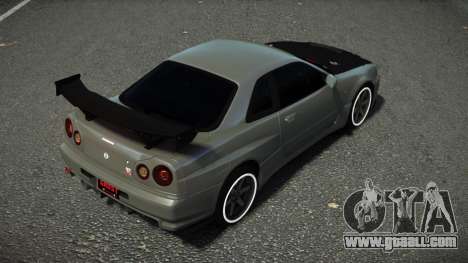 Nissan Skyline R34 Fasbo for GTA 4